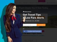 Desktop screenshot for airfarewatchdog.com