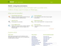 Desktop screenshot for relishapp.com