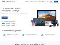 Desktop screenshot for scalefusion.com