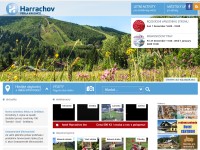 Desktop screenshot for harrachov.cz