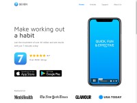 Desktop screenshot for sevenworkouts.com
