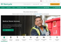 Desktop screenshot for stericycle.com