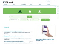 Desktop screenshot for cttransit.com