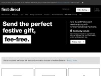 Desktop screenshot for firstdirect.com
