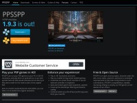 Desktop screenshot for ppsspp.org
