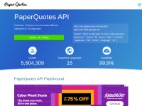 Desktop screenshot for paperquotes.com