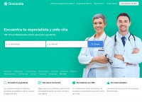 Desktop screenshot for doctoralia.es