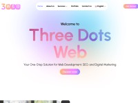 Desktop screenshot for threedotsweb.com