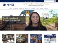 Desktop screenshot for sdsmt.edu