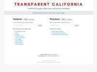 Desktop screenshot for transparentcalifornia.com