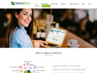 Desktop screenshot for agencymatrix.com