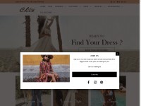 Desktop screenshot for chicbohodress.com