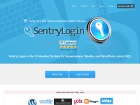 Desktop screenshot for sentrylogin.com