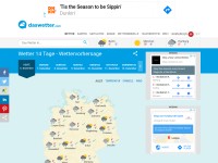 Desktop screenshot for daswetter.com