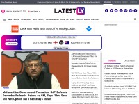 Desktop screenshot for latestly.com