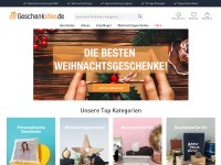 Desktop screenshot for geschenkidee.de