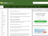 Desktop screenshot for englishgrammar.org