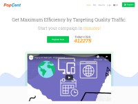 Desktop screenshot for popcent.net