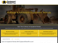 Desktop screenshot for equipmentrentalpros.com