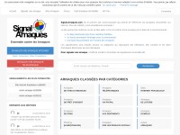 Desktop screenshot for signal-arnaques.com