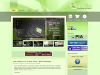 Desktop screenshot for linuxmint.com