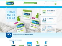 Desktop screenshot for cetaphil.com