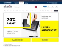 Desktop screenshot for mirapodo.de