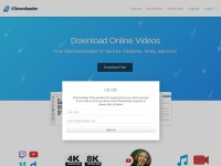 Desktop screenshot for vdownloader.com
