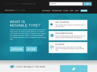 Desktop screenshot for movabletype.org