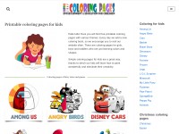Desktop screenshot for coloringpages.one