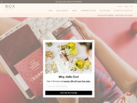 Desktop screenshot for shopboxfox.com