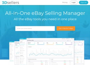 How 3dsellers.com looks like on a tablet such as an iPad.