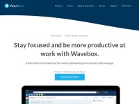 Desktop screenshot for wavebox.io