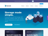 Desktop screenshot for qumulo.com