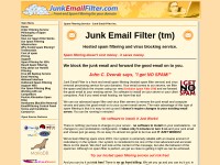 Desktop screenshot for junkemailfilter.com