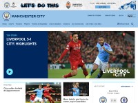 Desktop screenshot for mancity.com