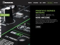 Desktop screenshot for mackie.com