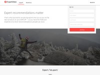 Desktop screenshot for expertvoice.com