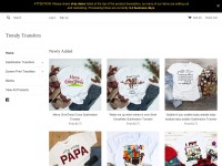 Desktop screenshot for trendytransfers.com