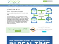 Desktop screenshot for omacro.com