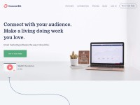 Desktop screenshot for convertkit.com