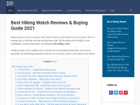 Desktop screenshot for hikingwatchguru.com