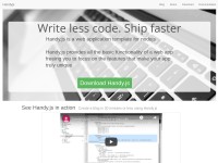 Desktop screenshot for handyjs.org
