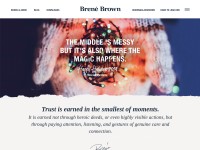 Desktop screenshot for brenebrown.com