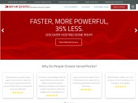 Desktop screenshot for serverpronto.com