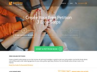 Desktop screenshot for ipetitions.com