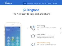 Desktop screenshot for dingtone.me