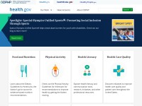 Desktop screenshot for health.gov