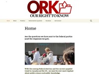 Desktop screenshot for ourrighttoknow.ca