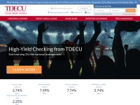 Desktop screenshot for tdecu.org